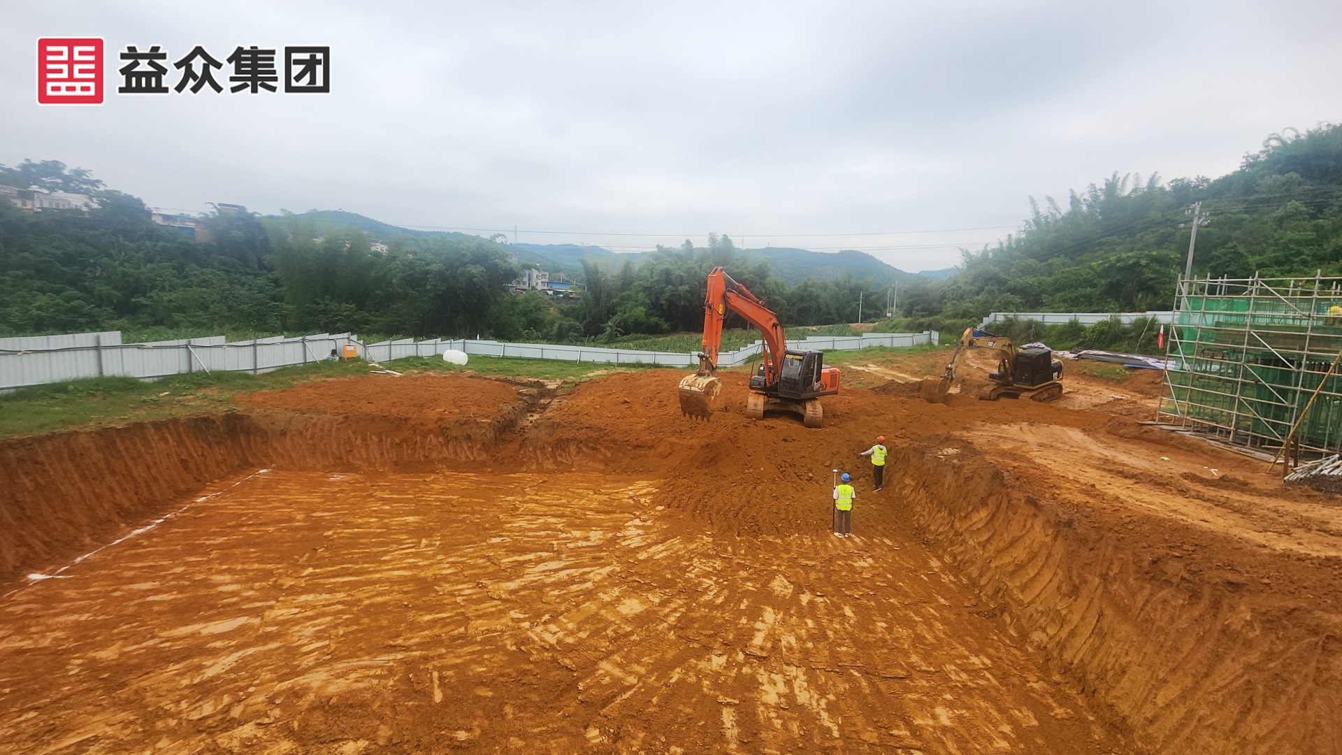 清水池基礎(chǔ)開挖施工