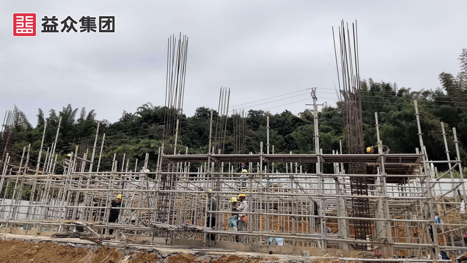 配電間、污泥脫水間支模架搭設(shè)_副本